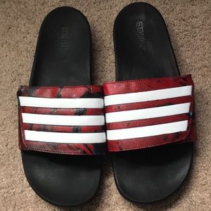 Customized Hydro Dipped Adidas Slides